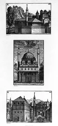 Straßen und Moscheen in Konstantinopel, 1570